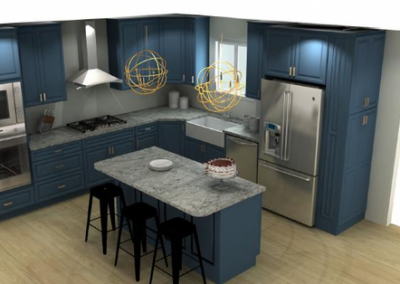 3d designed kitchen